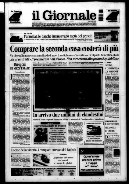 Il giornale : quotidiano del mattino